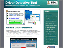 Tablet Screenshot of driverdetectivetool.com